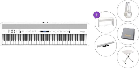 Piano de escenario digital Roland FP 60X White Standard SET Piano de escenario digital White - 1