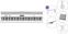 Piano de escenario digital Roland FP 60X White Standard SET Piano de escenario digital White