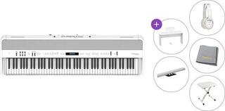 Digitālās skatuves klavieres Roland FP 90X White Standard SET Digitālās skatuves klavieres White