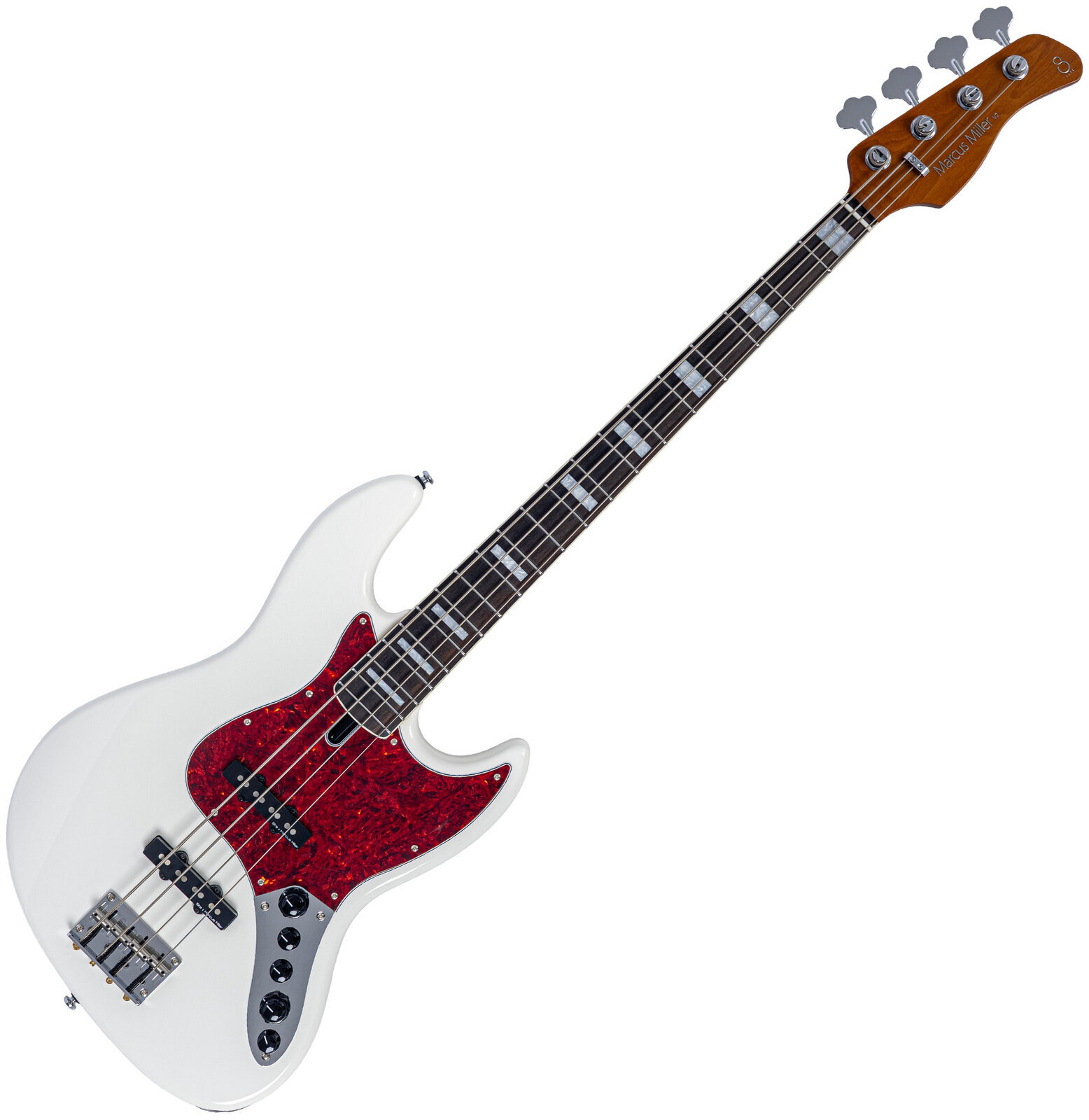 4-kielinen bassokitara Sire V7 Alder-4 New Gen Antique White 4-kielinen bassokitara