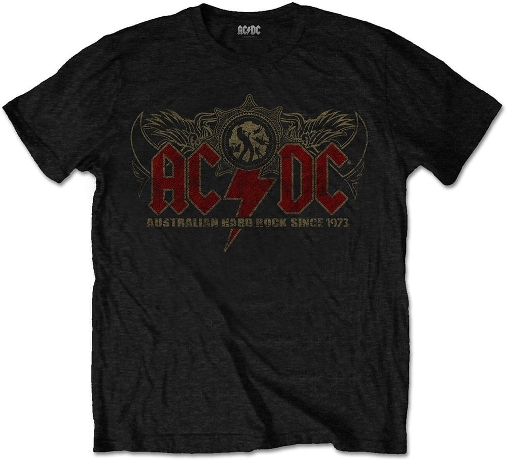 Skjorte AC/DC Skjorte Oz Rock Black L