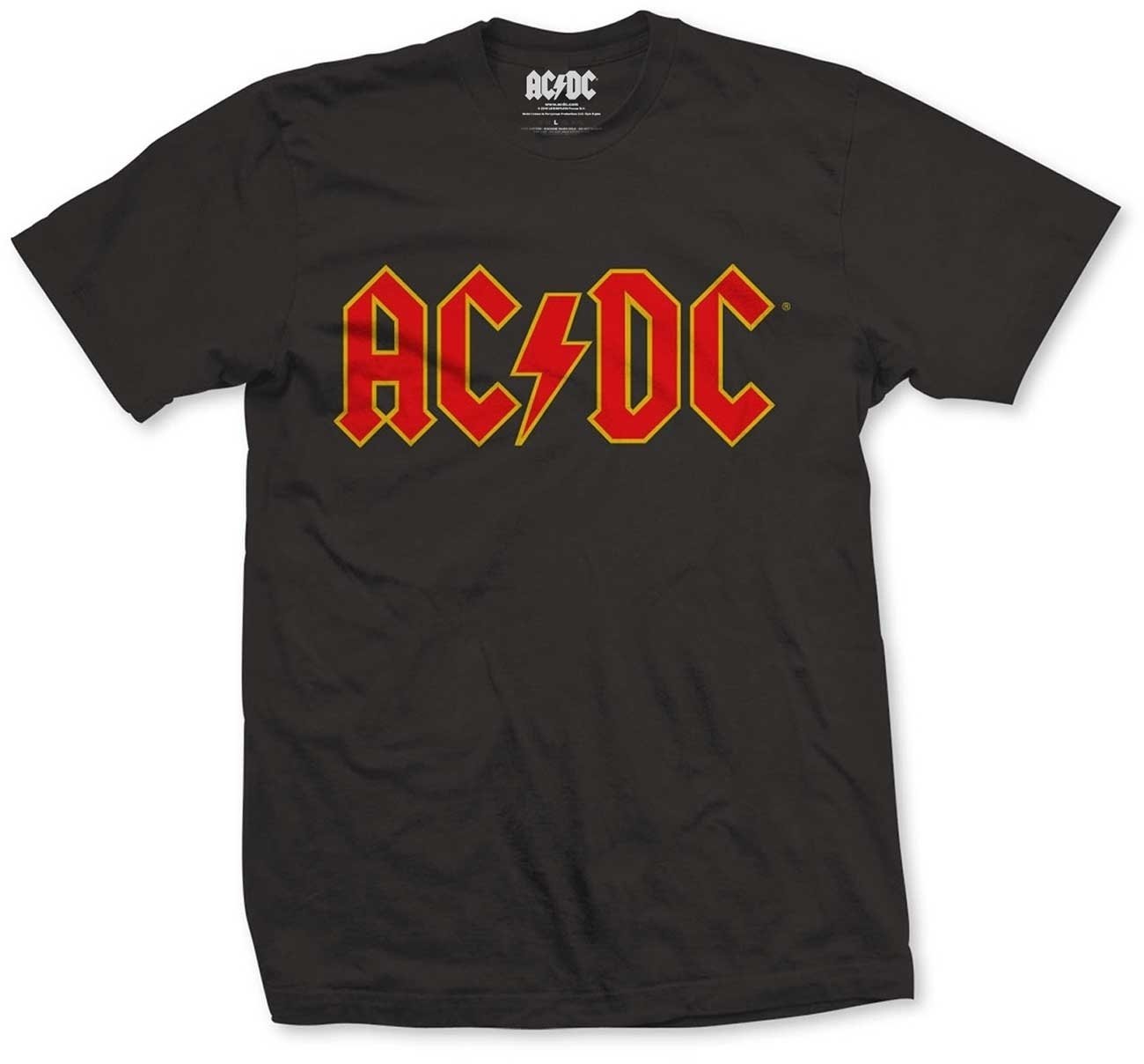 Skjorte AC/DC Skjorte Logo Sort 11 - 12 Y