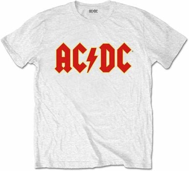 Skjorte AC/DC Skjorte Logo hvid 11 - 12 Y - 1