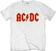 Skjorte AC/DC Skjorte Logo White 3 - 4 Y