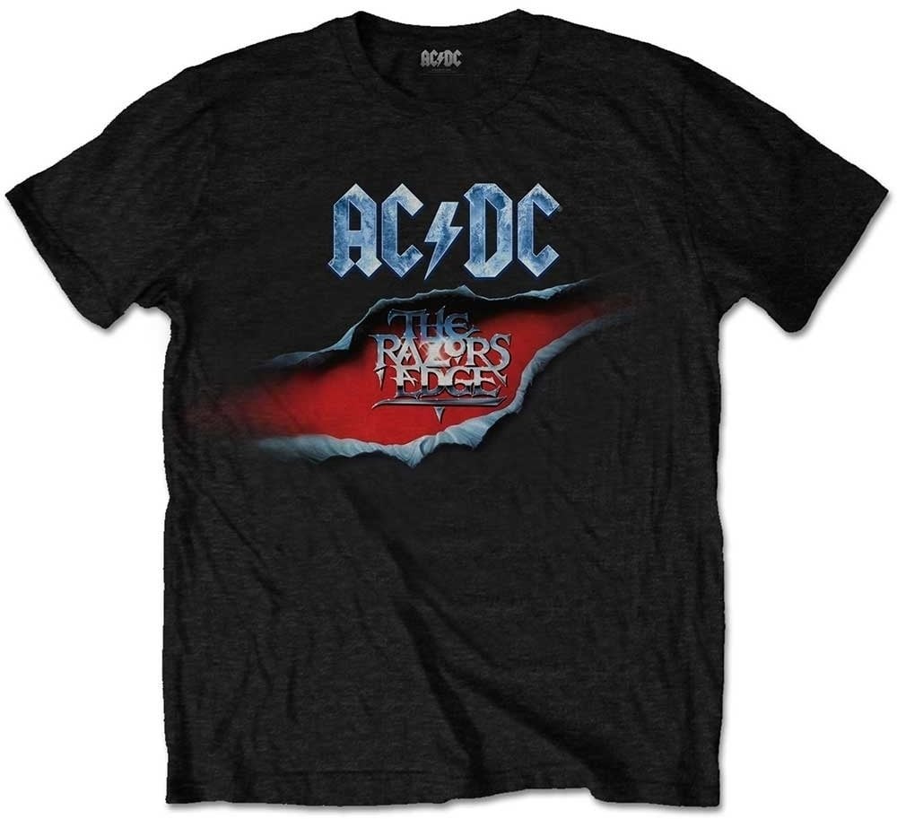 T-Shirt AC/DC T-Shirt The Razors Edge Schwarz L