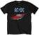 Camiseta de manga corta AC/DC Camiseta de manga corta The Razors Edge Negro L