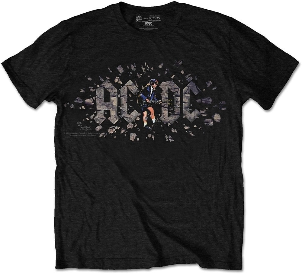 Camiseta de manga corta AC/DC Camiseta de manga corta Those About To Rock Black L