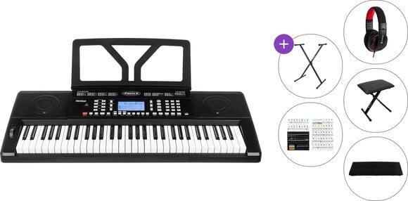 Klaviatūra ar pieskāriena reakciju Pianonova Fiesta 5 Premium SET Klaviatūra ar pieskāriena reakciju Black - 1