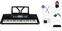 Keyboard med berøringsrespons Pianonova Maestro 7 Premium SET Keyboard med berøringsrespons Black