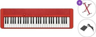 Keyboard med berøringsrespons Casio CT-S1 Basic SET Keyboard med berøringsrespons Red