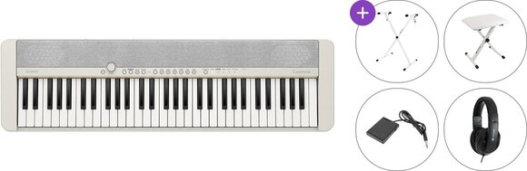 Keyboard s dynamikou Casio CT-S1 Standard SET Keyboard s dynamikou White - 1