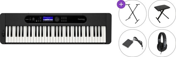 Claviatură cu dinamică Casio CT-S400 Standard SET Claviatură cu dinamică - 1