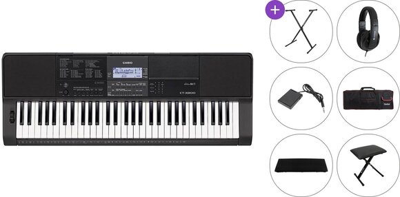 Keyboard med berøringsrespons Casio CT X800 Premium SET Keyboard med berøringsrespons - 1