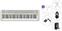 Claviatură cu dinamică Casio CT-S1 Premium SET Claviatură cu dinamică White