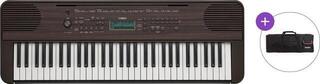 Klaviatūra ar pieskāriena reakciju Yamaha PSR-E360 Basic SET Klaviatūra ar pieskāriena reakciju Dark Walnut