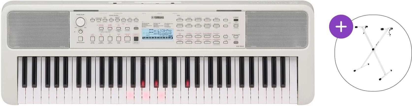 Clavier dynamique Yamaha EZ-310 Basic SET Clavier dynamique White