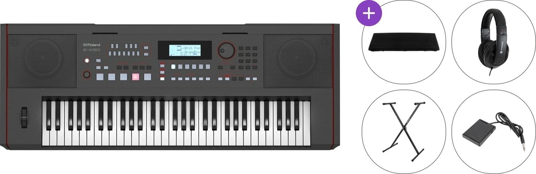 Clavier dynamique Roland E-X50 Standard SET Clavier dynamique