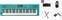 Clavier dynamique Roland GO:KEYS 3 Standard SET Clavier dynamique Turquoise
