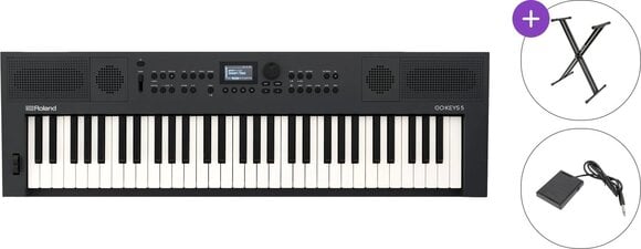 Clavier dynamique Roland GO:KEYS 5 Basic SET Clavier dynamique Graphite - 1