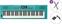 Clavier dynamique Roland GO:KEYS 3 Basic SET Clavier dynamique Turquoise
