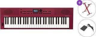 Klaviatūra ar pieskāriena reakciju Roland GO:KEYS 3 Basic SET Klaviatūra ar pieskāriena reakciju Dark Red