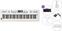 Clavier dynamique Roland GO:KEYS 5 Premium SET Clavier dynamique White