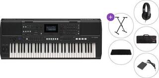 Keyboard med berøringsrespons Yamaha PSR-E583 Premium SET Keyboard med berøringsrespons Black