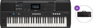 Keyboard med berøringsrespons Yamaha PSR-E483 Basic SET Keyboard med berøringsrespons Black