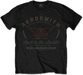 T-Shirt Aerosmith Back in the Saddle Unisex Black XL T-Shirt