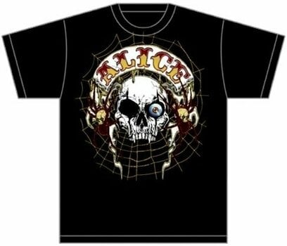 T-Shirt Alice Cooper T-Shirt Unisex Band Back Patch Black M - 1