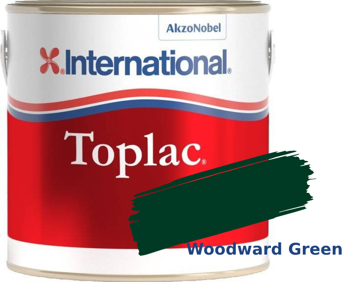 Farba do łodzi International Toplac Woodward Green 139 750ml