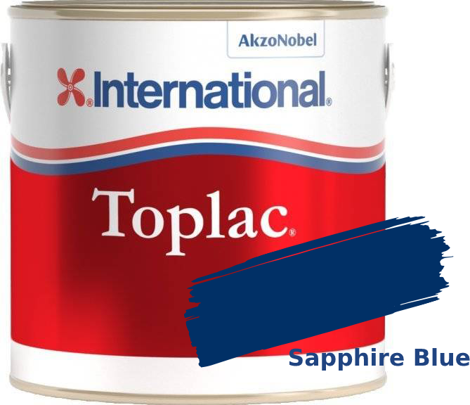 Цветен лак International Toplac Sapphire Blue 830 750ml