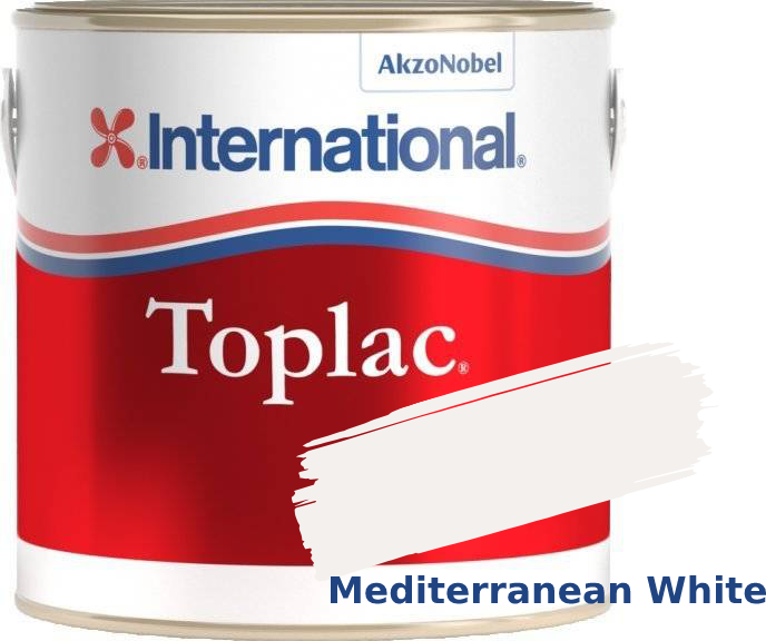 Lodní barva International Toplac Mediterranean White 545 750ml
