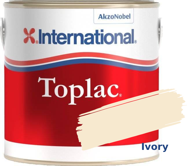 Farebný lak pre loď International Toplac Ivory 812 750ml