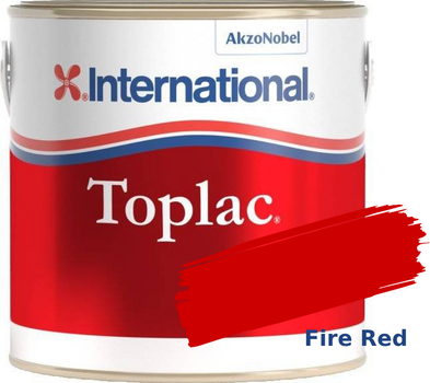 Farba do łodzi International Toplac Fire Red 504 750ml - 1