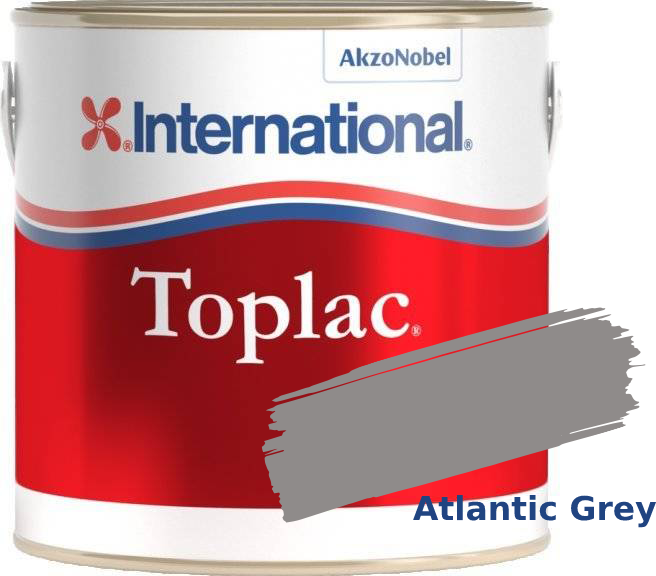 Χρωματιστό Βερνίκι Σκαφών International Toplac Atlantic Grey 289 750ml