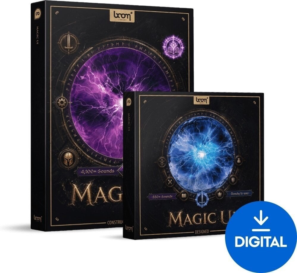 Paraugu/skaņu bibliotēka BOOM Library Boom Magic UI BUNDLE (Digitālais produkts)