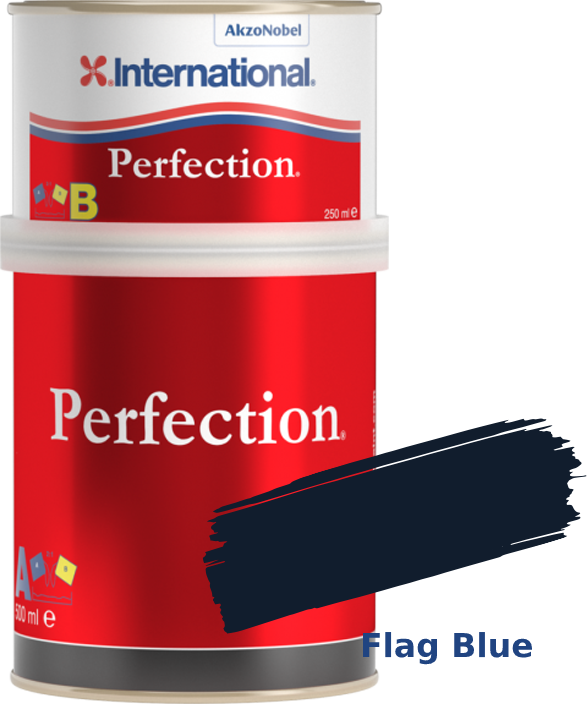 Farba do łodzi International Perfection Flag Blue 990