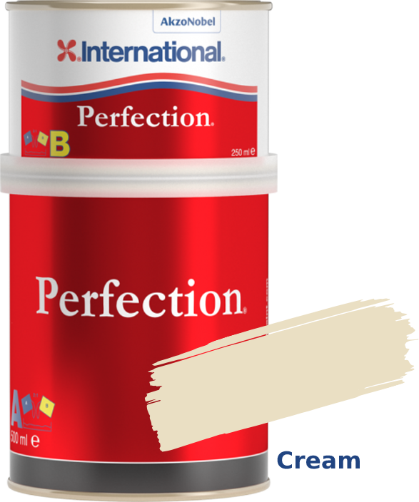 Farebný lak pre loď International Perfection Cream 070
