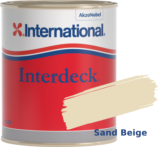 Bootsfarbe International Interdeck Sand Beige