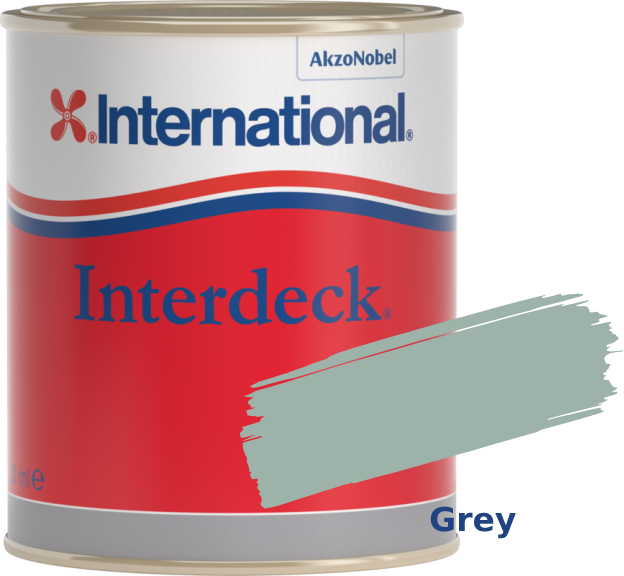 Kleurlak voor de boot International Interdeck Kleurlak voor de boot