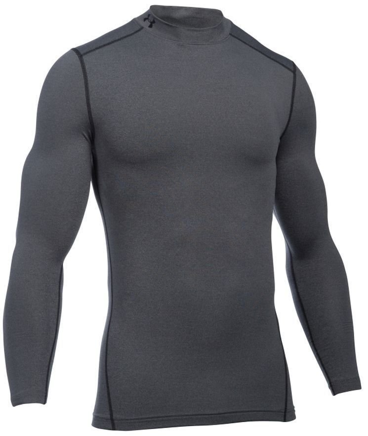 Thermal Clothing Under Armour ColdGear Compression Mock Carbon Heather XS