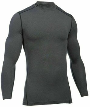 Thermal Clothing Under Armour ColdGear Compression Mock Carbon Heather XS - 1