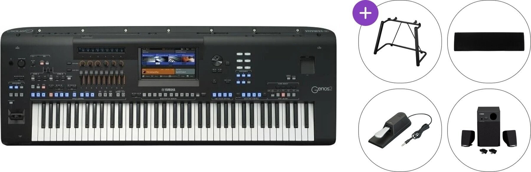 Professioneel keyboard Yamaha Genos 2 Standard SET Professioneel keyboard