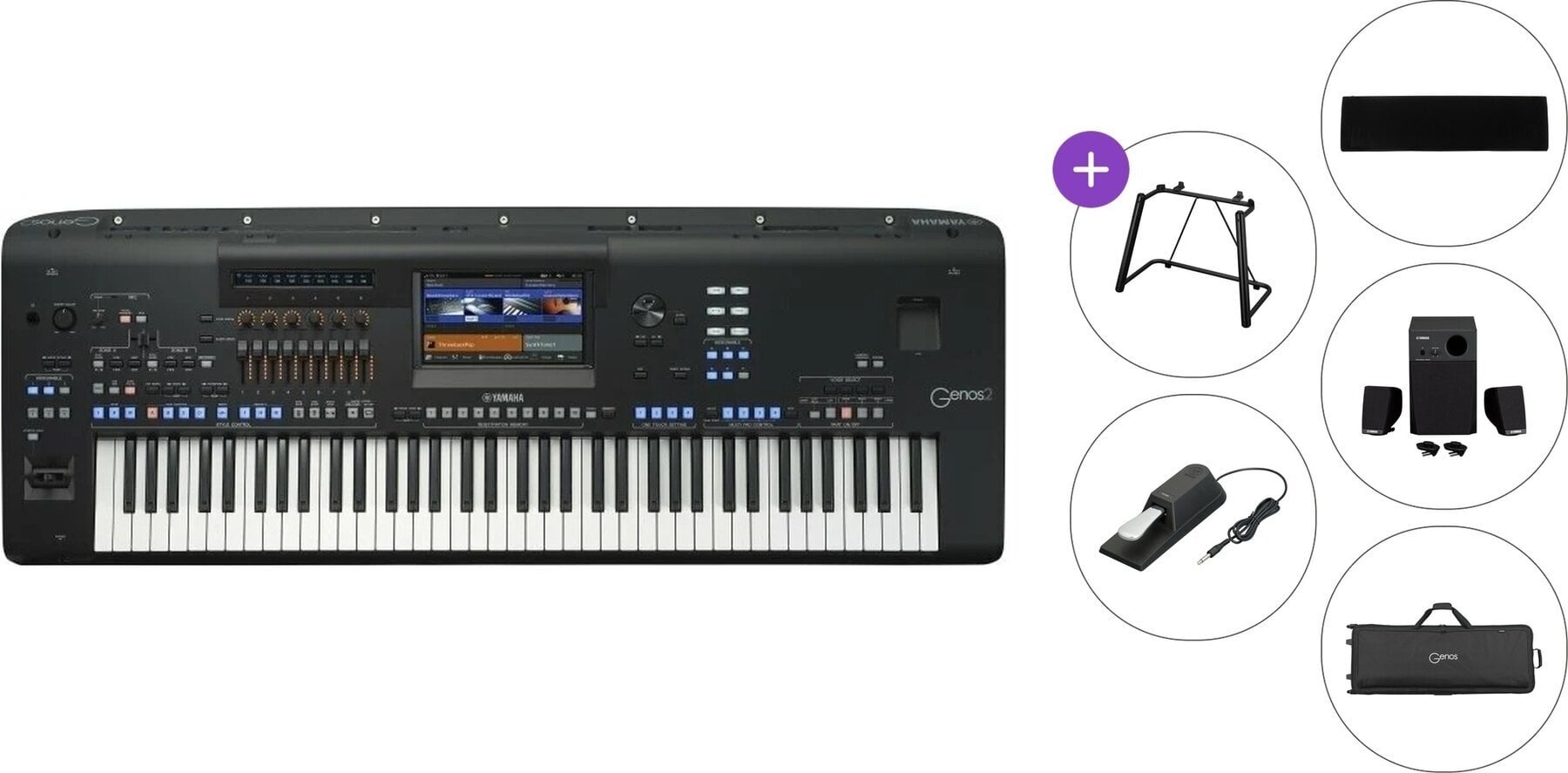 Profesionální keyboard Yamaha Genos 2 Premium SET Profesionální keyboard