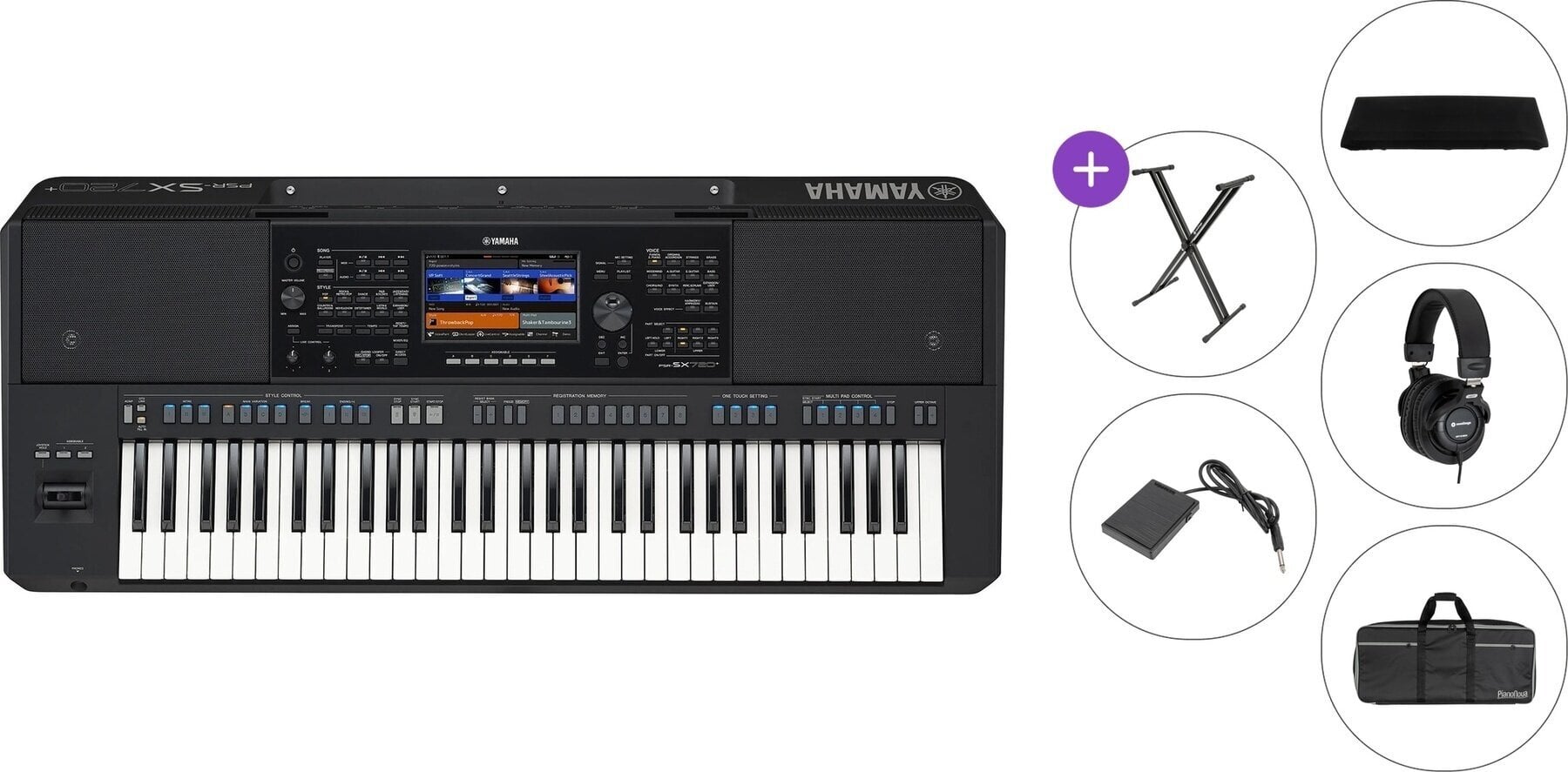 Profesionální keyboard Yamaha PSR-SX720+ Premium SET Profesionální keyboard
