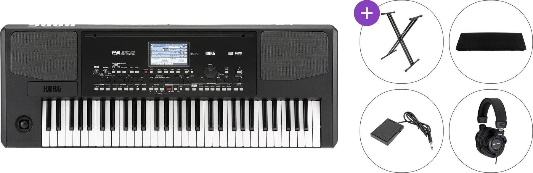 Professional Keyboard Korg PA300 Standard SET Professional Keyboard