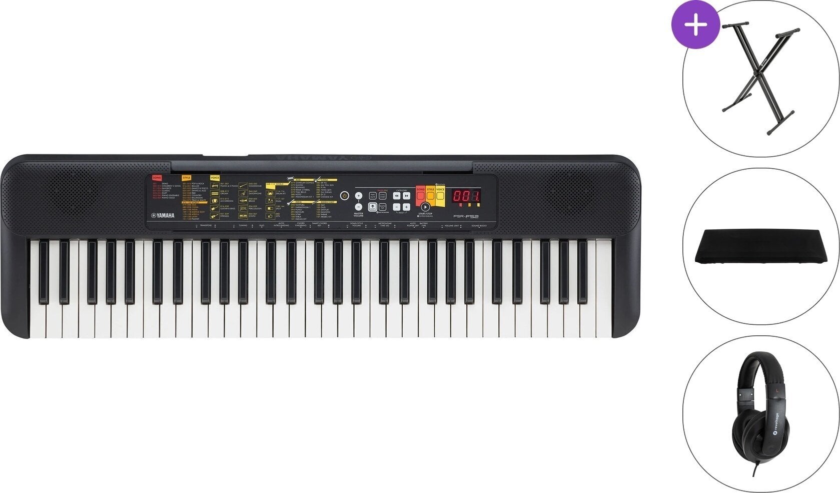 Keyboards ohne Touch Response Yamaha PSR-F52 Standard SET Keyboards ohne Touch Response