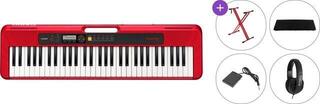 Keyboard without Touch Response Casio CT-S200 Standard SET Keyboard without Touch Response Red
