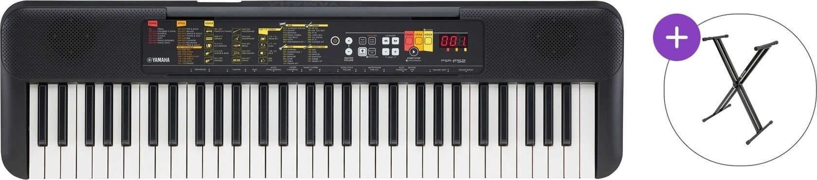Keyboards ohne Touch Response Yamaha PSR-F52 Basic SET Keyboards ohne Touch Response